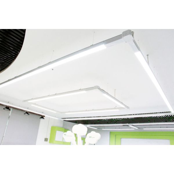 Square Rectangle LED Linear Light Linkable Suspension Office School Supermarket