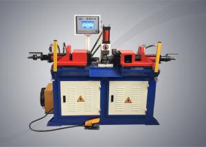 Double Head Tubeend Forming Machine , Semi Automatic Steel Pipe Forming Machine