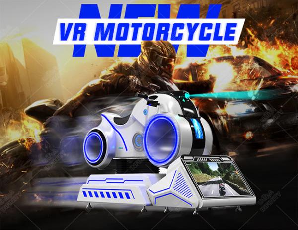 9D VR Motorcycle Racing Simulator Gaming Machine UL Approved