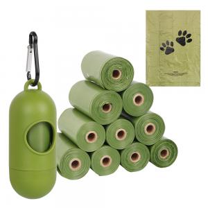 Buy cheap HDPE EPI 23x33cm Thick 0.015mm Biodegradable Poop Bags For Small Dogs product