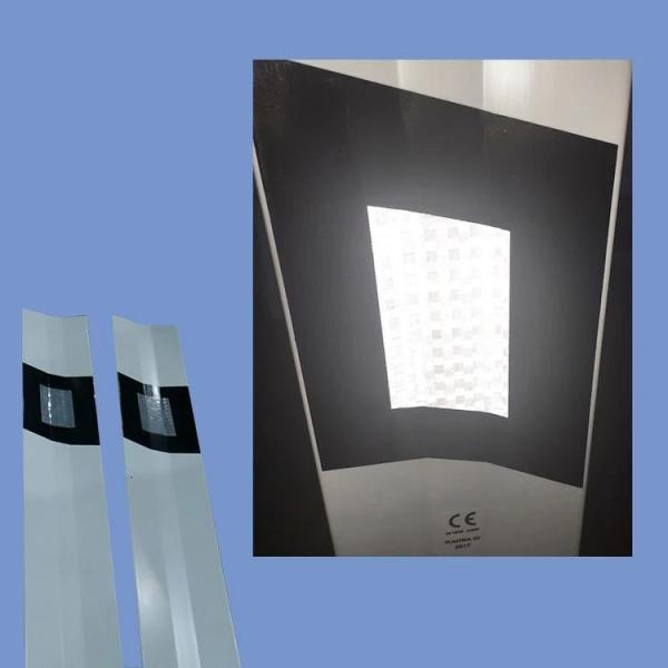 1100 X 100 X 3.5mm Traffic Delineator Posts Safety Delineators PVC