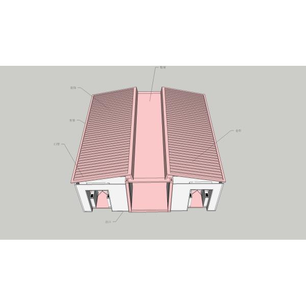 40ft Custom Single Side Expansion Twin Cabin Container House Green Building