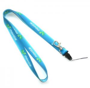 Buy cheap Polyester Cell Phone Neck Lanyard , Blue Dye Sublimation Lanyards product