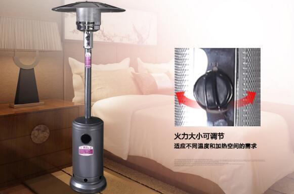 Quality Mushroom Fire Sense Outdoor Gas Patio Heater 13KW 2200mm Height 813mm Reflector for sale
