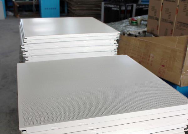 Quality High End Steel Perforated Acoustic Ceiling Tiles for Lay on Suspend Ceiling for sale
