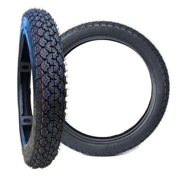 Dual Function 2.75-17 3.00-18 Motorcycle Replacement Tires OEM logo