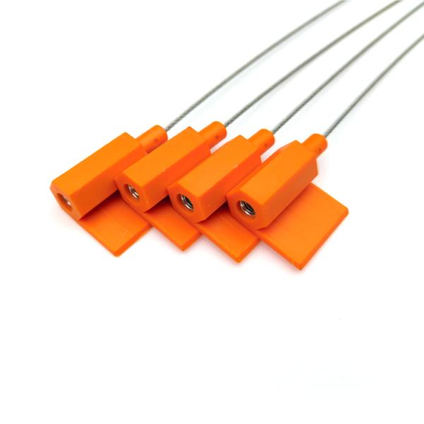 250*27.5*12.4 mm Fixed Length Cable Security Seal with 2.8 KN Tensile Strength and ABS Material