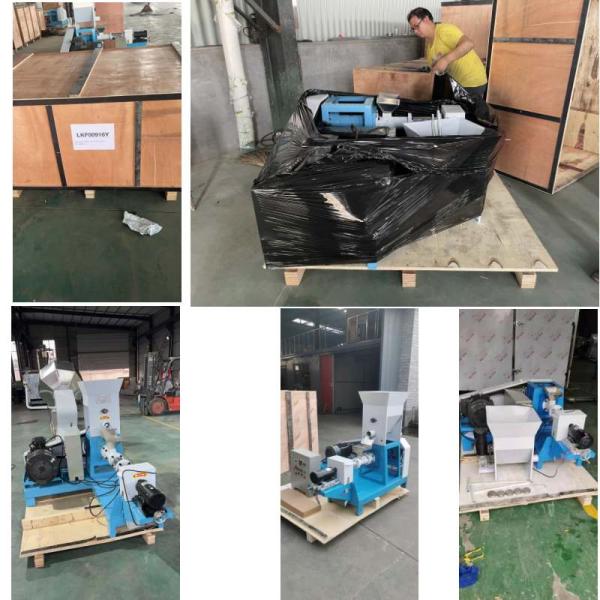 Commercial Animal Feed Extruder Puffing Machine Floating Fish Feed Making Machine