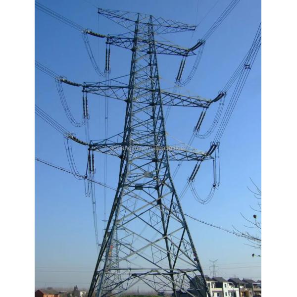 Hot Dip Galvanized Angle Steel Electricity Transmission Tower