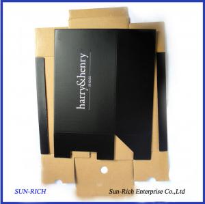 China Custom Design Printed Corrugated Paper Shoe Box on sale