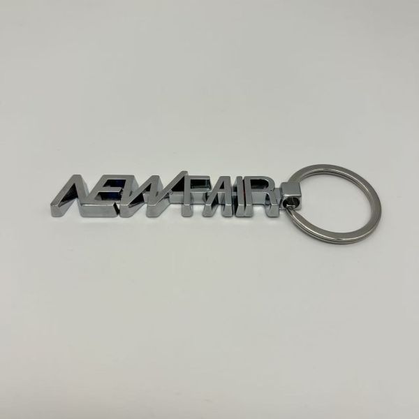 Custom letter key chain/key ring with custom logo design welcome