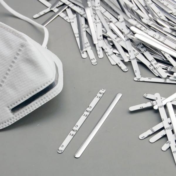 1060 Grade 0.5mm Thickness Aluminium Solid Bar Nose Clip Wire For Face Mask
