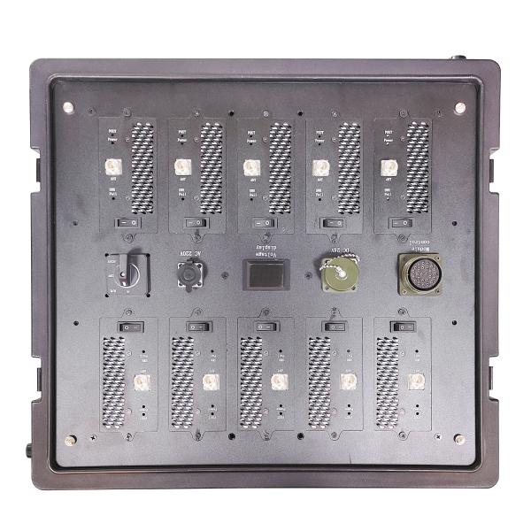 450W Cell Phone Signal Jammer Suitcase Type For 3G 4G 5G 12 Bands