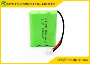 China Long Service Life 3.6 V NIMH Battery Pack / 3.6 Volt 800mah Battery on sale
