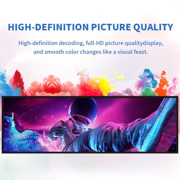 88 Inch Outdoor Stretched Bar LCD Panel 3840*1080 Store Digital Shelf Display