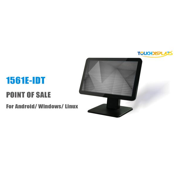 Black 15.6" Capacitive Touch Screen POS PC
