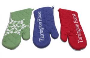 China Custom Colors Pot Holder Gloves , Heat Proof Oven Gloves Flexible Operation  on sale