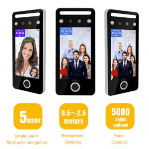 Buy cheap Multi Person Wireless Biometric Face Attendance Machine Access Control System product