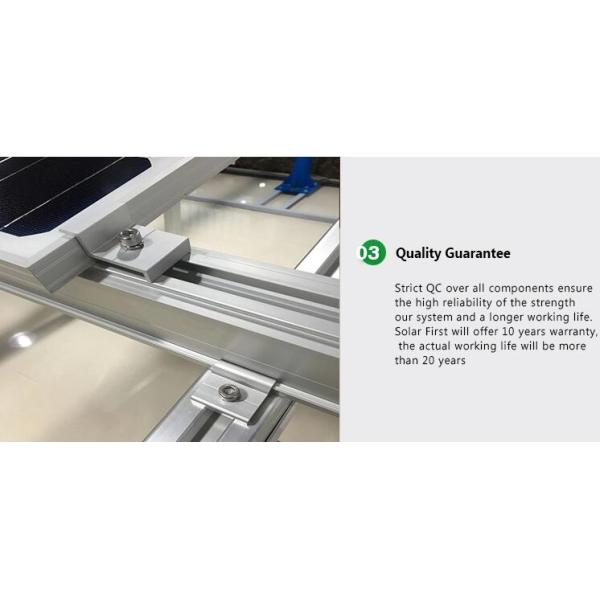 Home Use On grid 10kw Anodized Roof Mount Solar Power Energy System