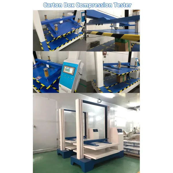 AC110v-220V Carton Compression Tester Machine For Corrugated Paper Box Stacking Test