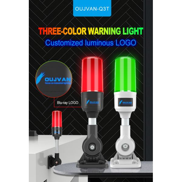 Multiple Installation Signal Tower Lamp LED Warning Lights With Sound IP54 Protection