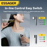 L-Shape iPhone Lightning to 3.5mm Audio Adapter for iOS Android