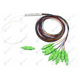 SC Apc Fiber Optic PLC Splitter / 1x8 PLC Splitter With IEC Standard Connector