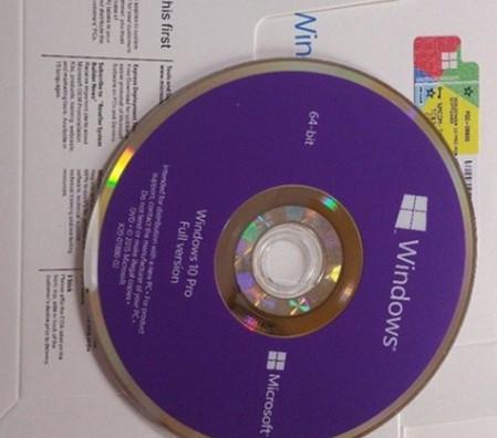 Quality Sealed PC Computer Software Windows 10 Professional 64 Bit DVD + COA License Key for sale