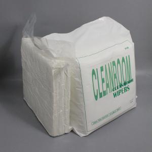 Buy cheap 6 Inch Cleanroom Polyester Wiper Vacuum Packaging Absorbent Soft Cleaning Wipes product