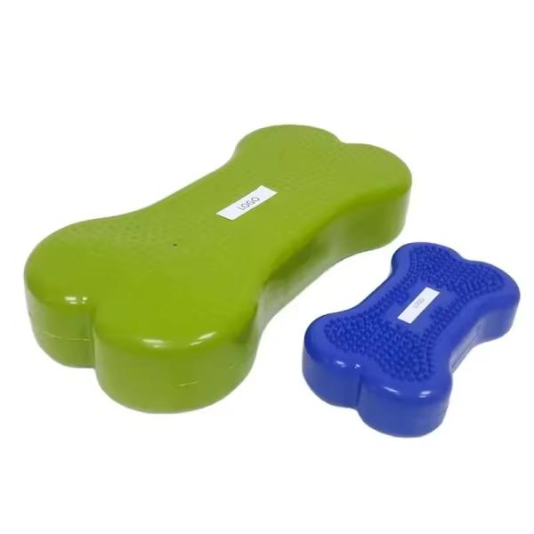 PVC Pet Training Products Inflatable Dog Bone Toy For balance training