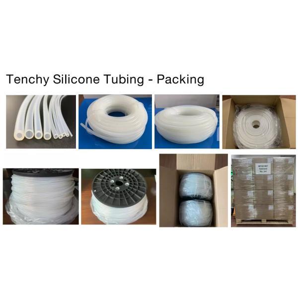 Reinforced Silicone Hose Polyster Braided High Temperature Resistant In Pharmaceutical Vessels