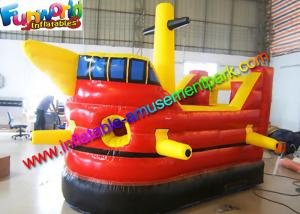 Buy cheap Pirate Boat Commercial Bouncy Castles , Children Inflatable Bounce House product