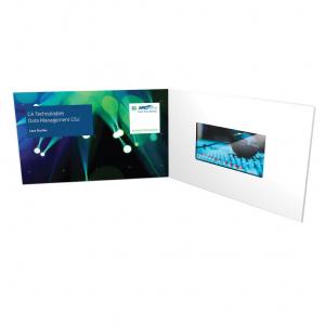 5.0 inch LCD promotional video card, digital advertising player,LCD Video gift card