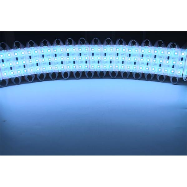Full Color RGB 3535 SMD LED Injection Module 78*18MM IP67 DC12V 0.75W Waterproof