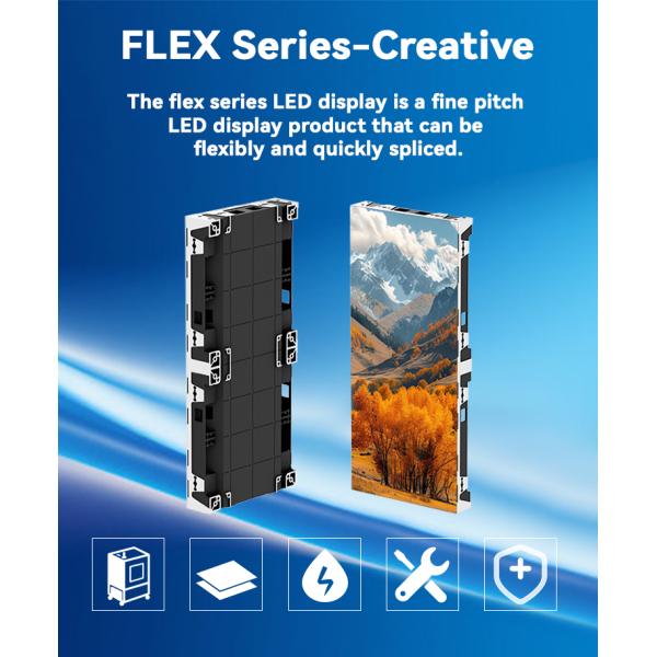 Streamlined Interactive Creative LED Display Screen Rental Display Waterproof 60hz