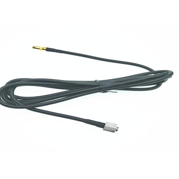 M10x0.75 Connector RF Cable Assemblies Female To Straight Golden Plated Smb Female Pigtail Coaxial Cable