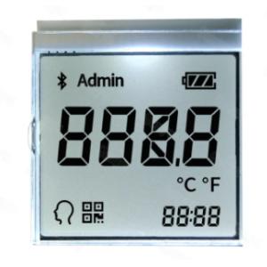 Custom Segment LCD Display Transflective RGB Color Backlight