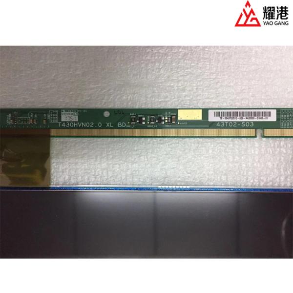 Flat AUO LCD Panel 43 Inch T430HVN02.1 High Durability For Tv