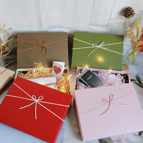 Colorful Gift Boxes With Lids Suitable For Cosmetics And Clothing Custom Gift Box Packaging Gift Packaging