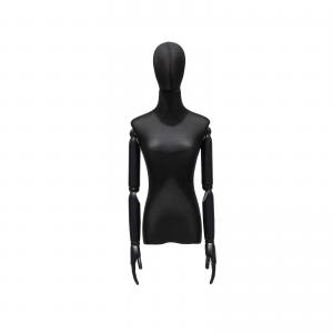 Buy cheap Cotton half body female mannequin with arms and head for clothing display product