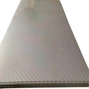 China 301 303 Checkered Stainless Steel Plate For Sale 304 201 202 430 410 630 316 316L 304 on sale