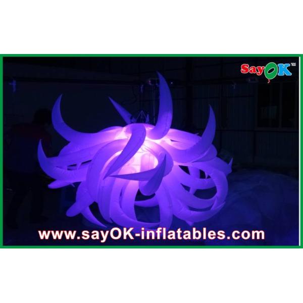Color-changing Lighting Decoration , 2m Dia Inflatable Led Lighting Decoration