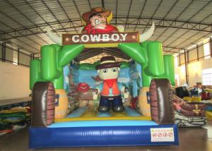 Buy cheap Kindergarten Baby Custom Made Inflatables Cowboy 5 X 4 X 4m Double Stitching product