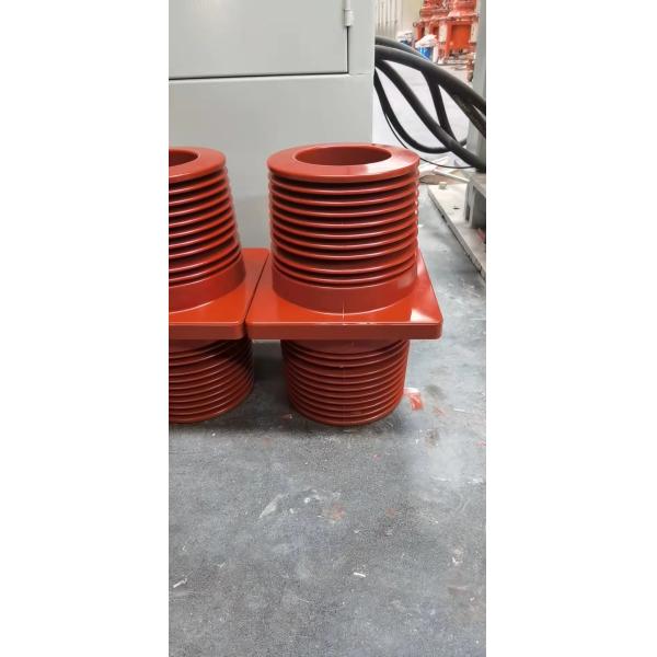 36kv Epoxy Resin Through Wall Bushing Insulation Protect Copper Busbar In Switchgear For Three Holes