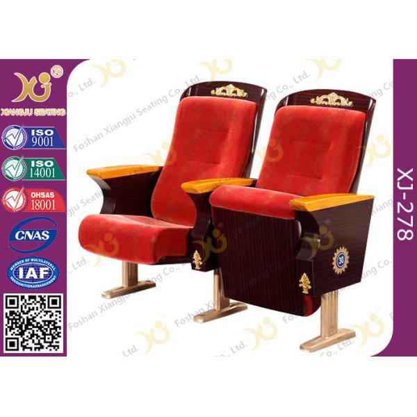 Folded Up Plywood Aluminum Auditorium Lecture Hall Seating With Cup Holder For University
