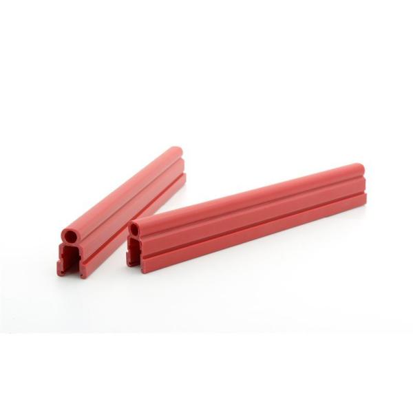 Red Plastic U Channel Customized Size Building U Shaped Plastic Channel Profiles Customized