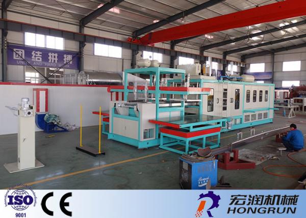 Quality Ps Foam Food Box Making Machine , Thermo Vacuum Forming Machine High Capacity for sale