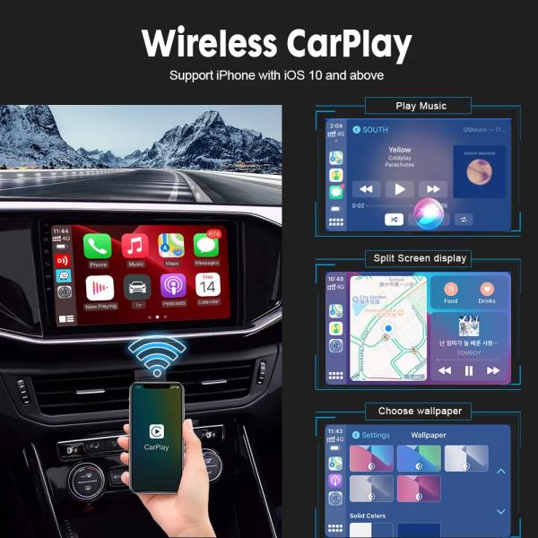 Android Car AI Box CCPA Wireless USB Dongle Android Auto And Carplay Supporting Wired Mirroring