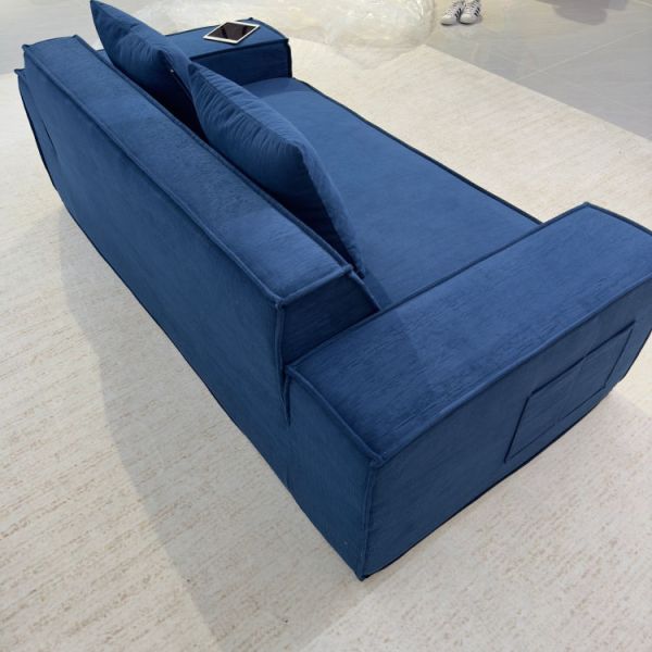 Custom Leisure Loveseat Sofa Vacuum Packing Modular Full Sponge Corner Couch Compressed Sofa for Apartment Villa
