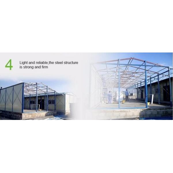 Prefab Prefabricated Steel Homes For Mining Ware House Construction